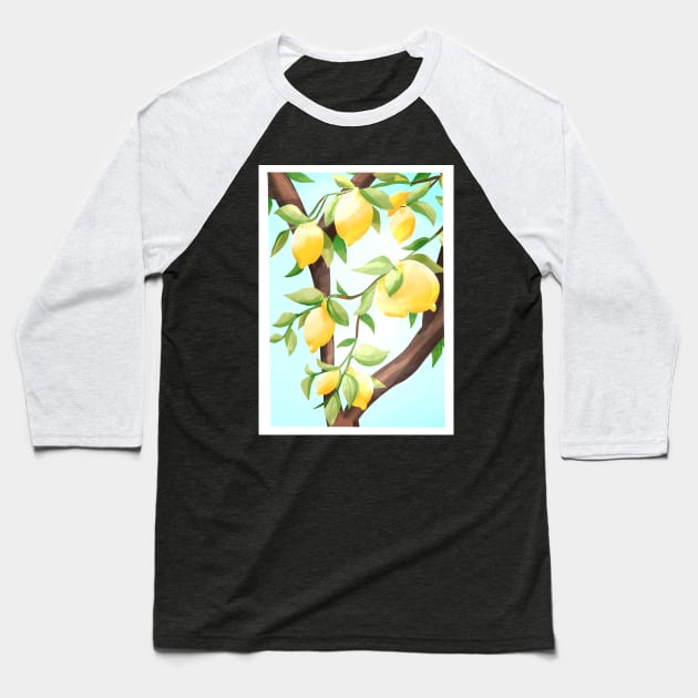 Lemon tree Baseball T-Shirt by shootingstarsaver@gmail.com